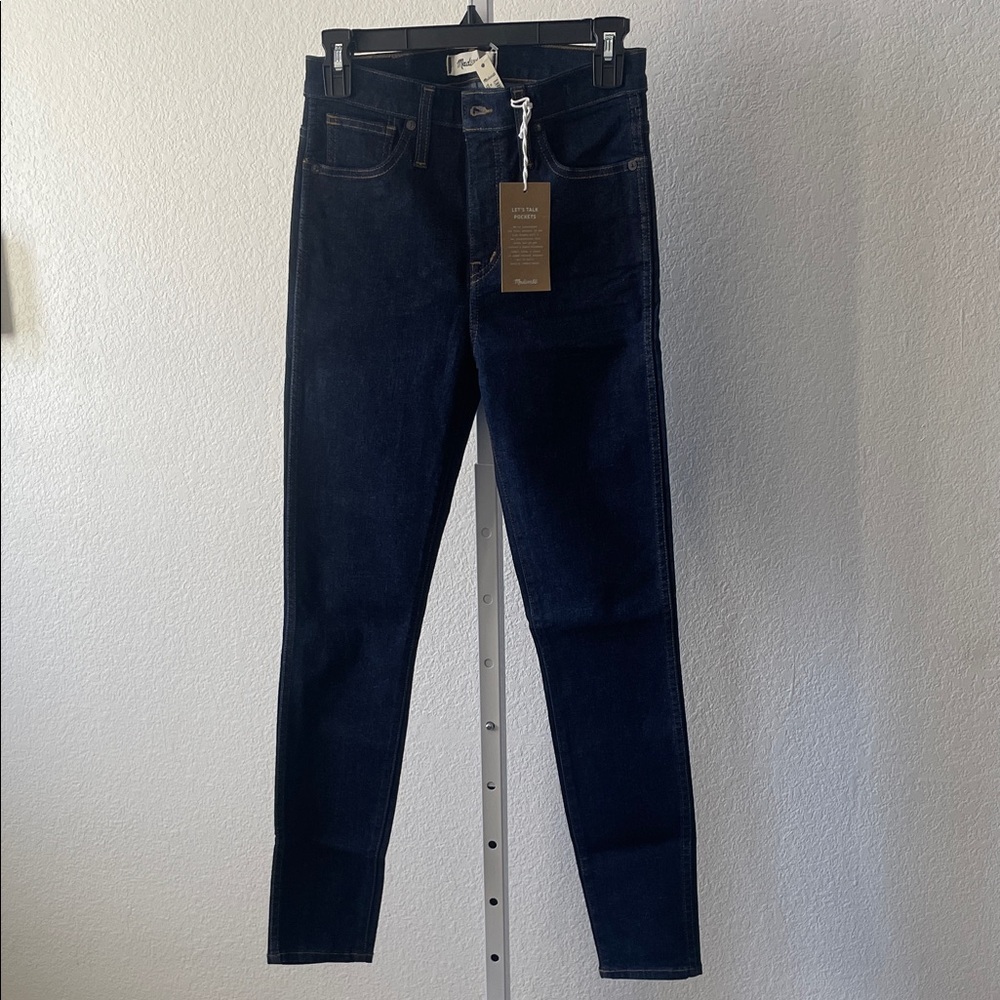 New Madewell Women’s 10" High-Rise Skinny Jeans in Lucille Wash